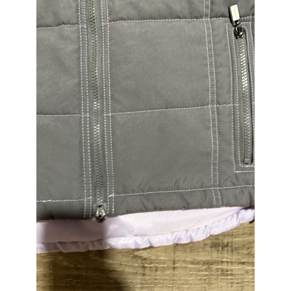 Equi-theme Puffer Vest Gray XS Equestrian Le's Essentials Collection - Picture 3 of 6